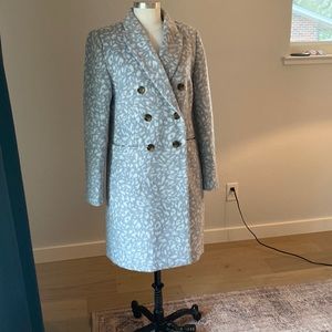 3/4 length grey Ann Taylor coat